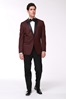 Picture of Burgundy Ike Behar Marbella Tuxedo