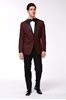 Picture of Burgundy Ike Behar Marbella Tuxedo