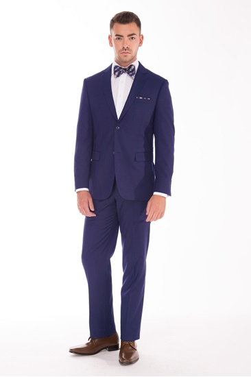 Picture of French Blue Wedding Suit