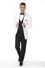 Picture of White Jean Yves Fitted Essentials Tuxedo