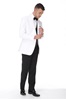 Picture of White Jean Yves Fitted Essentials Tuxedo