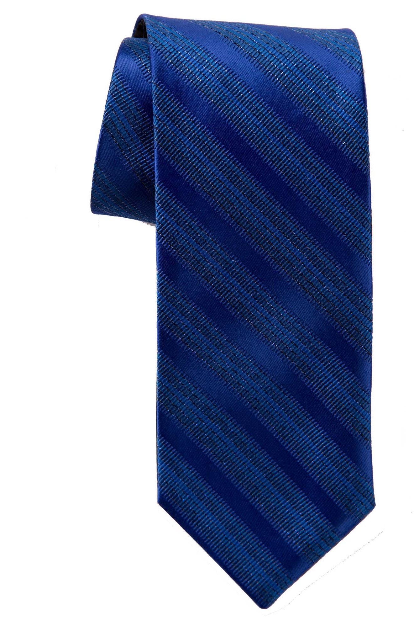 Milroy's Tuxedos - Royal Blue Metallic Multi-Stripe