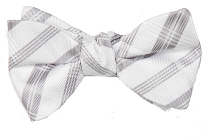 Picture of White Solid Plaid