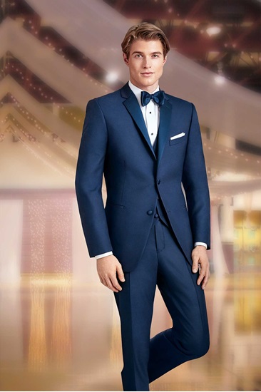 Dark blue hotsell suit prom