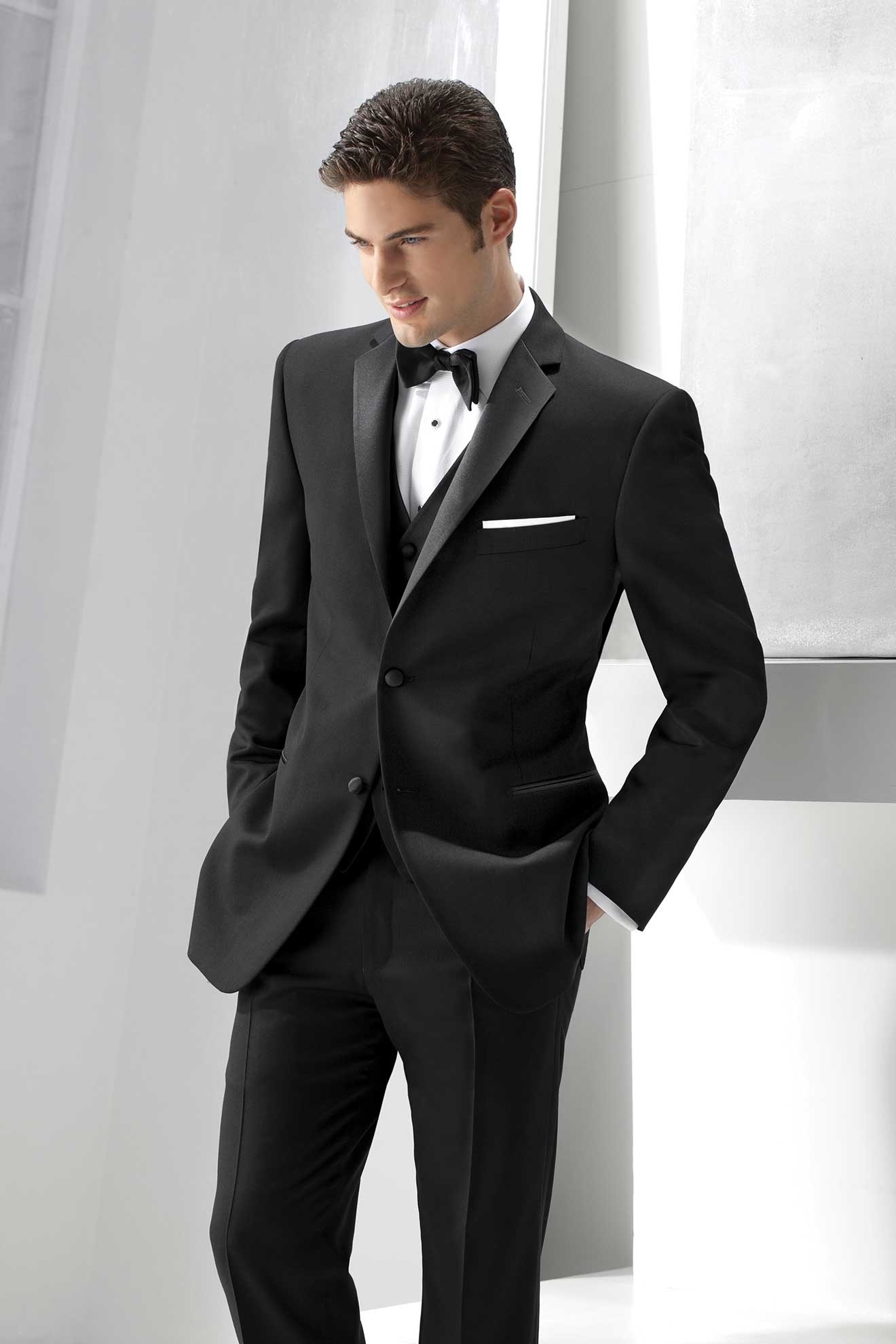 Milroy's Tuxedos Black Ike Behar Parker Tuxedo