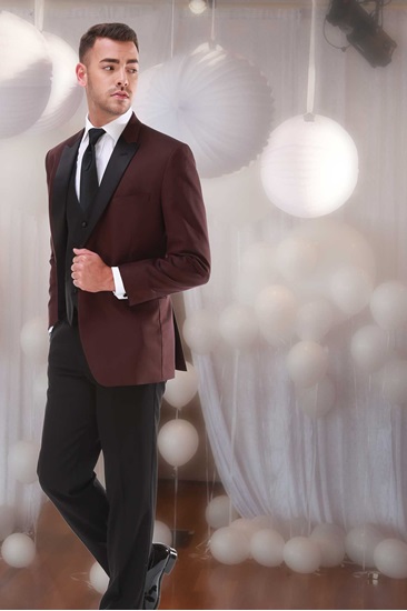 Burgundy Tuxedo