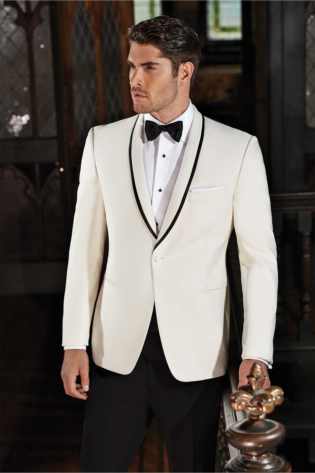 Milroy's Tuxedos - Ivory Ike Behar Charles Tuxedo