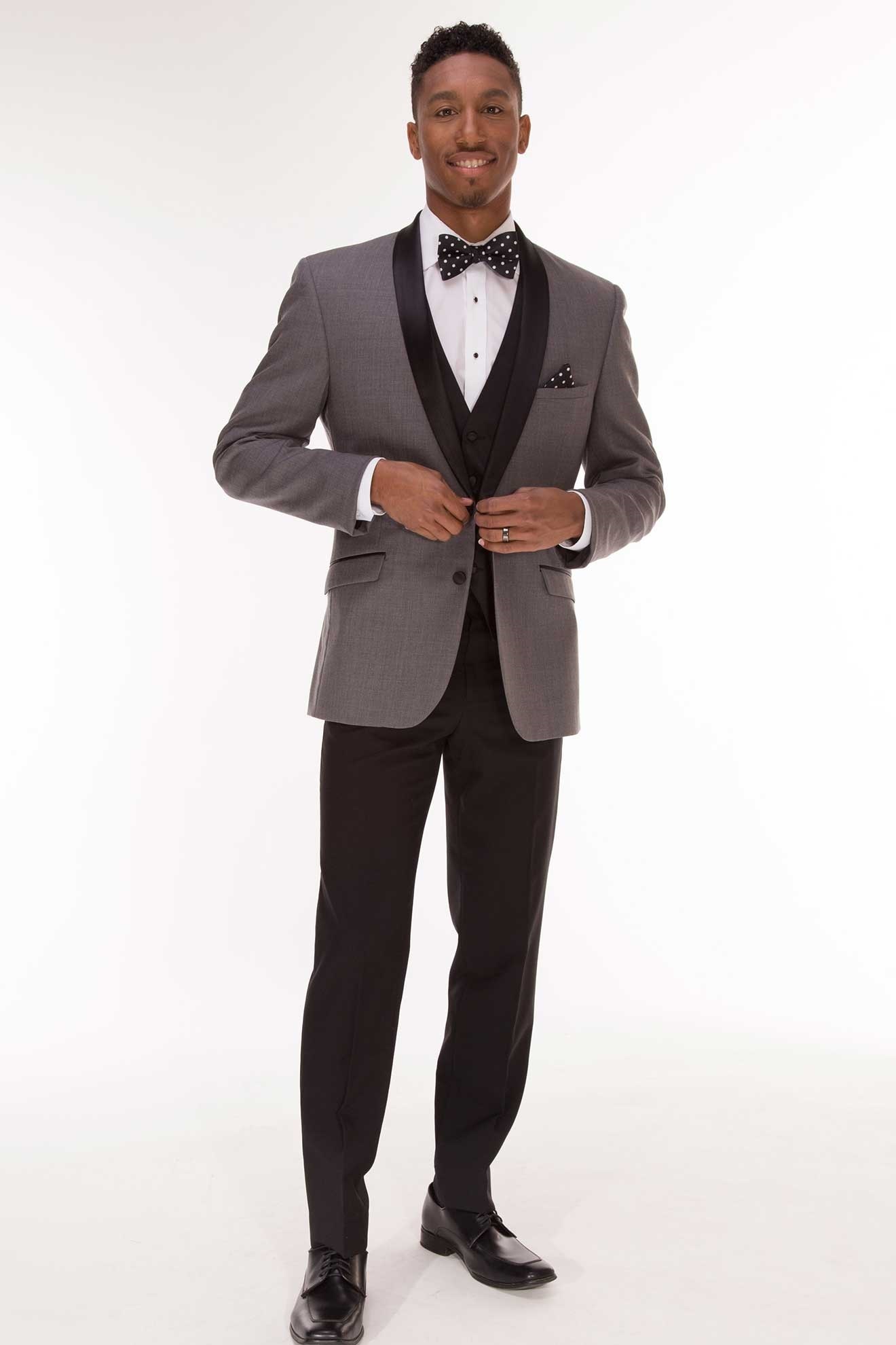 Milroy's Tuxedos - Smoke Grey GiNovia Jax Tuxedo