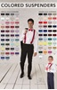 Colored Suspenders Modern Solid