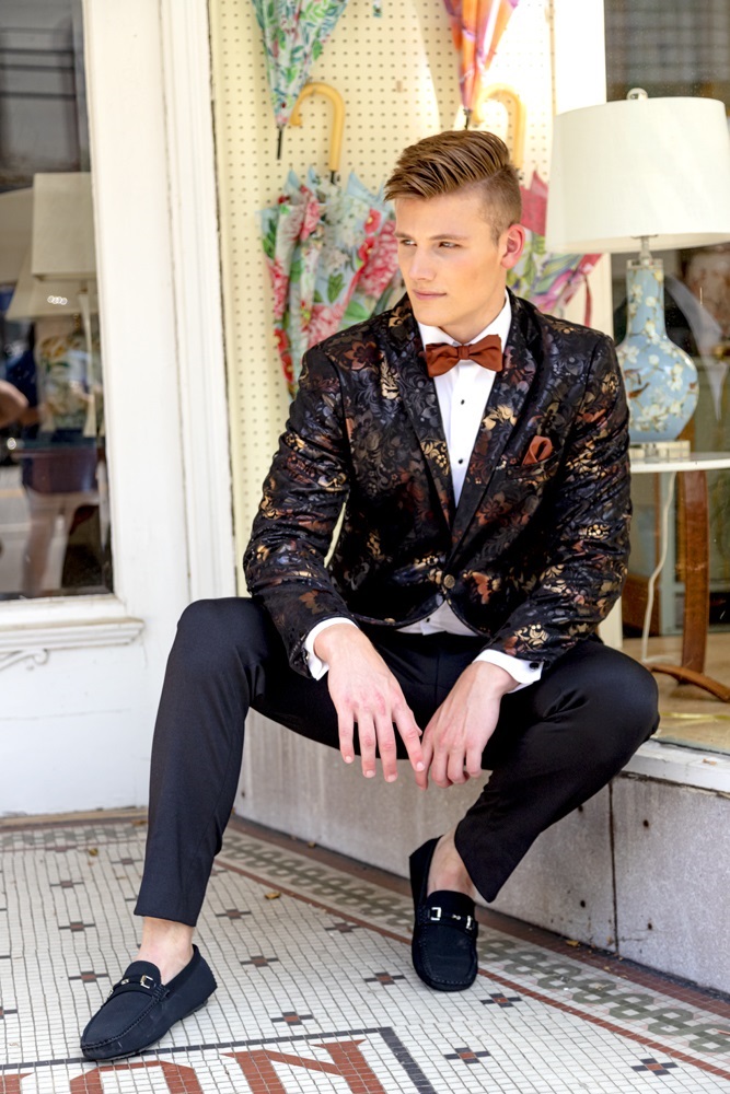 Milroy's Tuxedos - Ryan Ombre Floral Suit