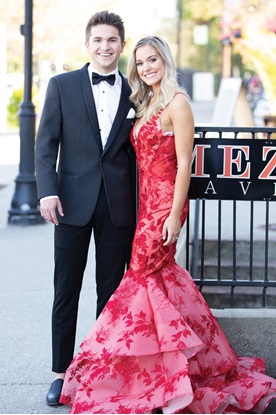 Black Austin Diamond Weave Tuxedos Prom Rental