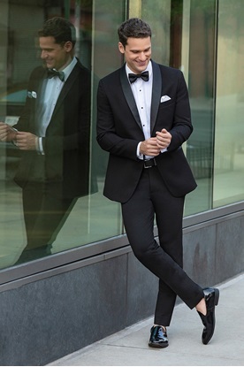 Black Weave Tuxedo Rental